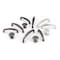 Elements 3" Center-to-Center Satin Nickel Rope Detailed Cypress Cabinet Pull Z118-3SN - alternate 3